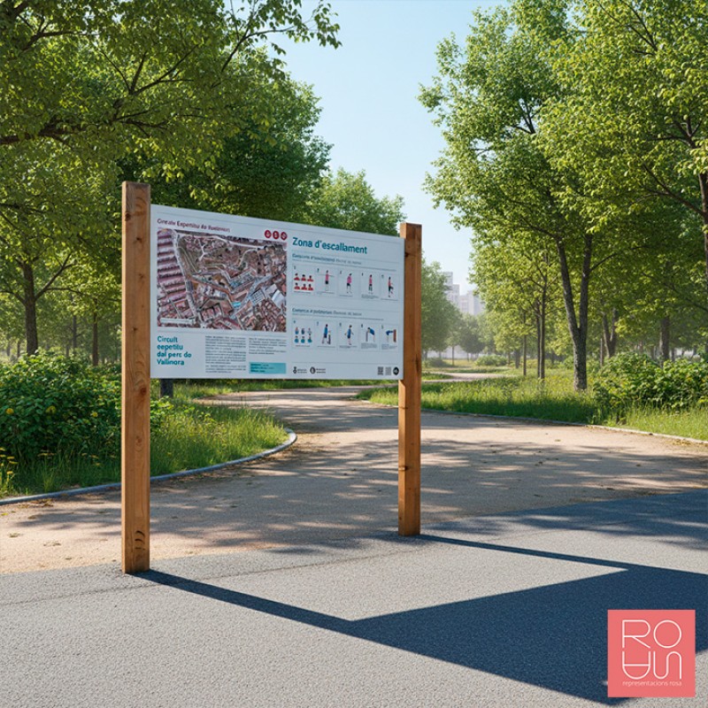 Cartellera Circuits Esportius de Proximitat: Senyalització Diputació de Barcelona